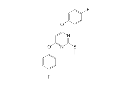 2-Methylthio-4,6-bis-(4-fluorophenoxy)-pyrimidine