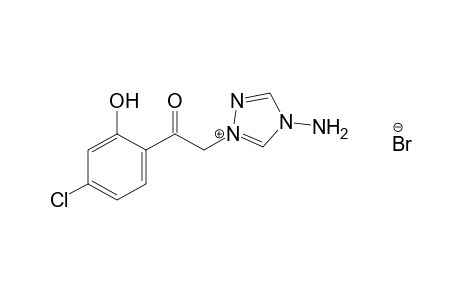 1-(4-Chloro-2-hydroxyphenyl)-2-(4-amino-4H-1,2,4-triazoliumyl)ethanone bromide