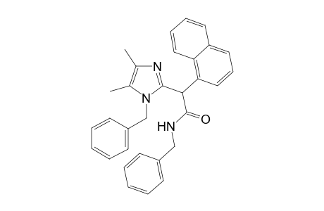 2-(1-Benzyl-4,5-dimethylimidazol-2-yl)-2-(1-naphthyl)acetic acid N-benzylamide