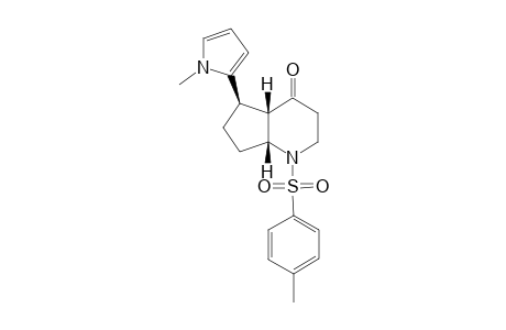 (4aS,5R,7aR)-1-Tosyl-5-(1'-methyl-1'H-2'-pyrrolyl)-perhydrocyclopenta[b]pyridin-4-one