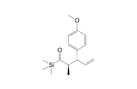 (2R,3R)-3-(4-methoxyphenyl)-2-methyl-1-trimethylsilyl-pent-4-en-1-one