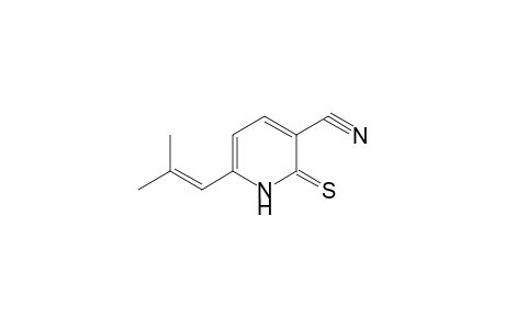 6-(2-Methyl-1-propenyl)-2-thioxo-1,2-dihydro-3-pyridinecarbonitrile