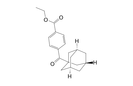 Ethyl 4-((3r,5r,7r)-adamantane-1-carbonyl)benzoate