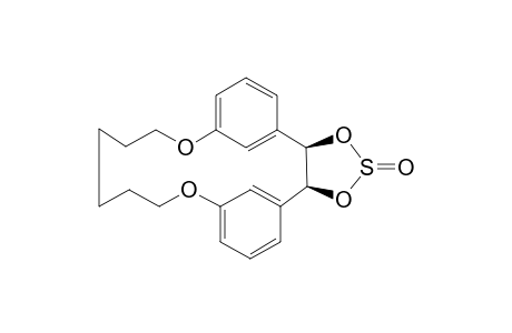 (cis)-1,3(1,3)-Dibenzena-2(4,5)-[(1,3,2)dioxathiolana]-4,11-dioxacycloundecaphane - S-oxide