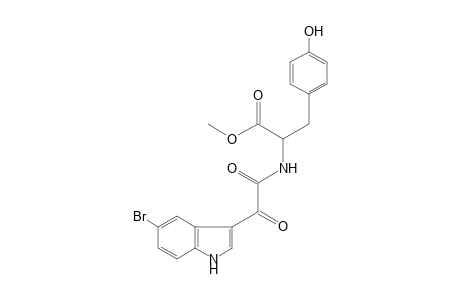 N-[(5-bromoindol-3-yl)glyoxyloyl]tyrosine, methyl ester