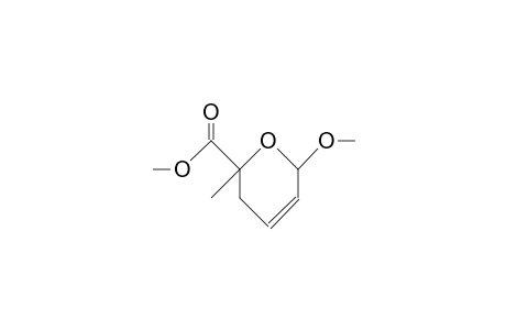 cis-3,6-DIHYDRO-6-METHOXY-2-METHYL-2H-PYRAN-2-CARBOXYLIC ACID,METHYL ESTER