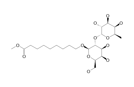 8-METHOXYCARBONYLOCTYL-2-O-(ALPHA-L-FUCOPYRANOSYL)-BETA-D-GALACTOPYRANOSIDE;H-DISACCHARIDE