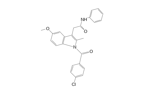 1-(p-chlorobenzoyl)-5-methoxy-2-methylindole-3-acetanilide