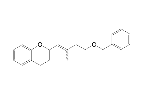 ()-(E)-2-[4-(benzyloxy)-2-methylbut-1-enyl]chroman