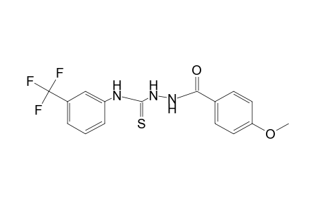 1-(p-anisoyl)-3-thio-4-(alpha, alpha, alpha-trlfluoro-m-tolyl)semicarbazide