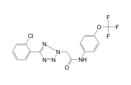 2-[5-(2-Chloro-phenyl)-tetrazol-2-yl]-N-(4-trifluoromethoxy-phenyl)-acetamide