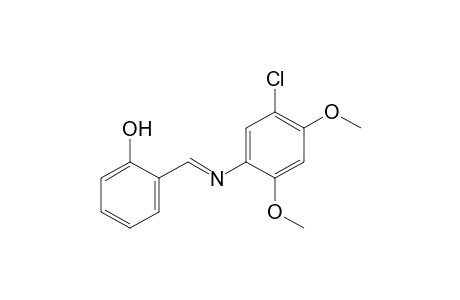 o-[N-(5-chloro-2,4-dimethoxyphenyl)formimidoyl]phenol