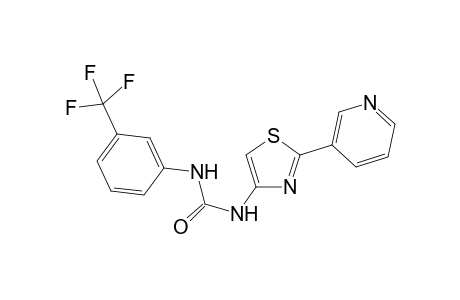 1-[2-(3-PYRIDYL)-4-THIAZOLYL]-3-(alpha,alpha,alpha-TRIFLUORO-m-TOLYL)UREA