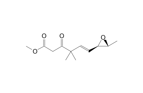 Methyl (5E)-4,4-Dimethyl-6-[(2R,3R)-3-methyloxiran-2-yl]-3-oxohex-5-enoate