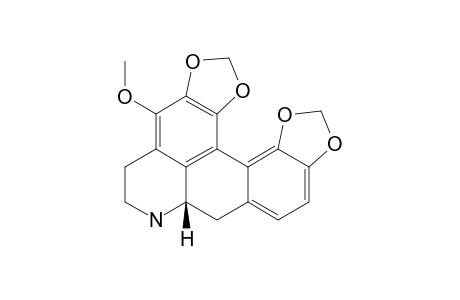 ODUOCINE;1,2,10,11-DIMETHYLENEDIOXY-3-METHOXY-NORAPORPHINE