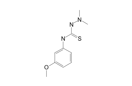 1,1-dimethyl-4-(m-methoxyphenyl)-3-thiosemicarbazide