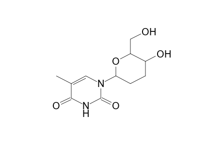 1-(5-Hydroxy-6-hydroxymethyl-tetrahydropyran-2-yl)-5-methyl-1H-pyrimidine-2,4-dione