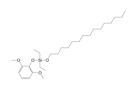 Silane, diethyl(2,6-dimethoxyphenoxy)pentadecyloxy-