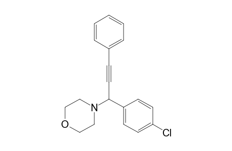 N-(1-(4-Chlorophenyl)-3-phenylprop-2-yn-1-yl)-morpholine