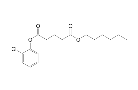 Glutaric acid, 2-chlorophenyl hexyl ester