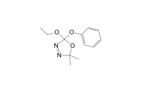 2-Ethoxy-5,5-dimethyl-2-phenoxy-2,5-dihydro-1,3,4-oxadiazole