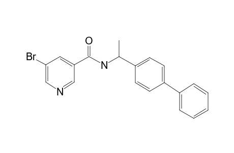 N-(1-Biphenyl-4-yl-ethyl)-5-bromo-nicotinamide