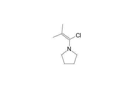 1-(1-Chloro-2-methylprop-1-enyl)pyrrolidine