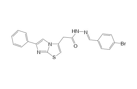 [N-(4'-Bromobenzylidene)-6-phenylimidazo[2,1-b][thiazol-3'-yl]acetic acid - hydrazide