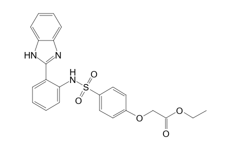 Ethyl {4-[2-(1H-benzimidazol-2-yl)phenylsulfamoyl]phenoxy}acetate