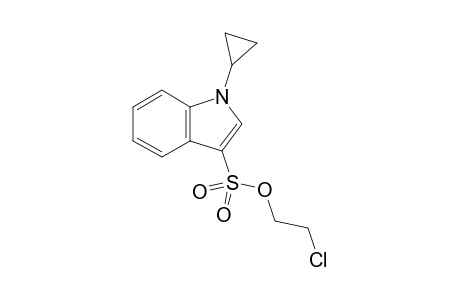 2-Chloroethyl 1-cyclopropyl-1H-indole-3-sulfonate