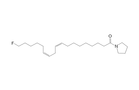 18-Fluoro-octadec-9,12-dienoic acid, pyrrolidide