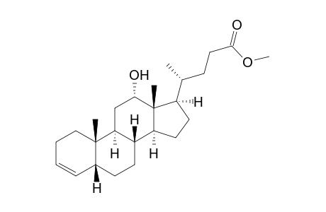 12-HYDROXY-METHYL-5-BETA-CHOL-3-ENOATE