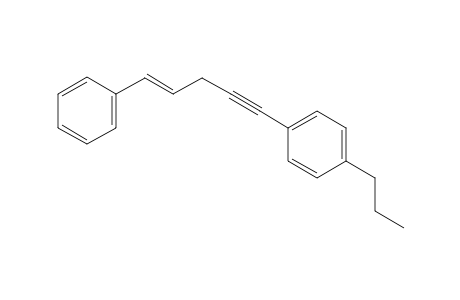 (E)-1-(5-Phenylpent-4-en-1-yn-1-yl)-4-propylbenzene