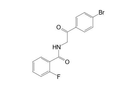 N-(p-bromophenacyl)-o-fluorobenzamide