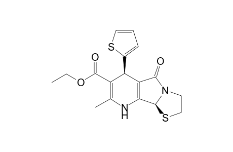 (+/-)-(6R,9BS)-ETHYL-8-METHYL-5-OXO-6-(THIEN-2''-YL)-2,3,5,6,9,9B-HEXAHYDROTHIAZOLO-[3',2':1,2]-PYRROLO-[3,4-B]-PYRIDINE-7-CARBOXYLATE