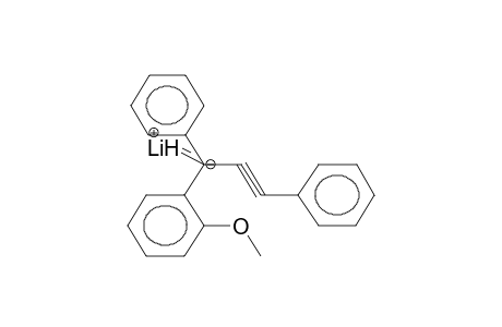 LITHIUM 1-ORTHO-METHOXYPHENYL-1,3-DIPHENYLPROPARGYL (CLOSED ION PAIR)