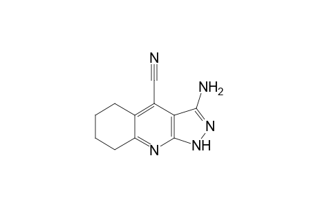 1H-Pyrazolo[3,4-b]quinoline-4-carbonitrile, 3-amino-5,6,7,8-tetrahydro-