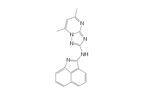 2-(Benz[cd]indol-2-ylamino)-5,7-dimethyl[1,2,4]triazolo[1,5-a]pyrimidine