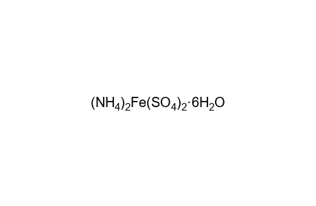 ammonium iron (II) sulfate, hexahydrate