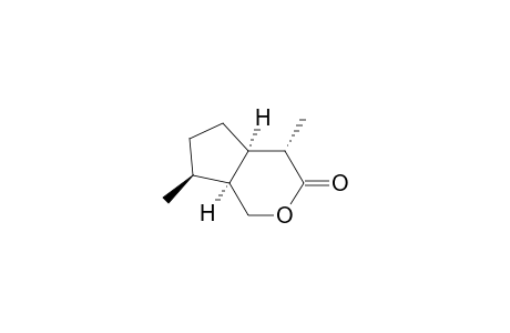 Cyclopenta[c]pyran-3(1H)-one, hexahydro-4,7-dimethyl-, (4.alpha.,4a.alpha.,7.beta.,7a.alpha.)-(.+-.)-