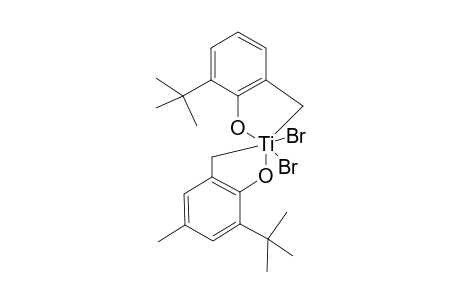 Dibromo[2,2'-methylene bis(6-t-butyl)-4-methylphenoxy0]titanium