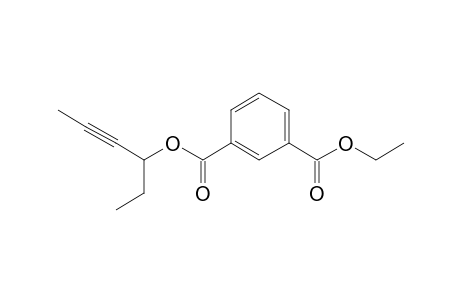 Isophthalic acid, ethyl hex-4-yn-3-yl ester