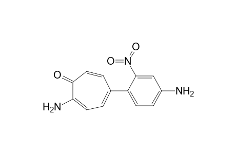 2-Amino-5-(4-amino-2-nitrophenyl)tropone