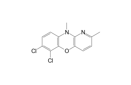 6,7-dichloro-2,10-dimethyl-10H-pyrido[3,2-b][1,4]benzoxazine