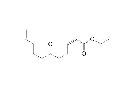 Ethyl 6-oxo-2,10-undecadienoate