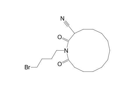 1-(4'-BROMOBUTYL)-2,14-DIOXO-1-AZACYCLOTETRADECANE-3-CARBONITRILE