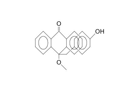 10-(Para-hydroxybenzyl)-10-methoxyanthrone