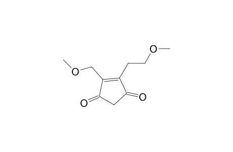 4-Cyclopentene-1,3-dione, 4-(2-methoxyethyl)-5-(methoxymethyl)-