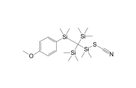 {Di(trimethylsilyl)[dimethyl(p-methoxyphenyl)silyl]methyl}thiocyanodimethylsilane