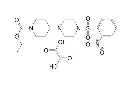 ethyl 4-(4-((2-nitrophenyl)sulfonyl)piperazin-1-yl)piperidine-1-carboxylate oxalate